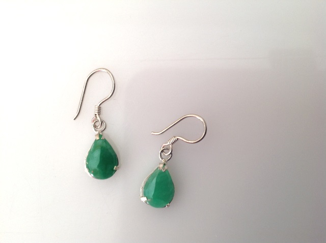 Boucles d'oreilles en jade (modle 8)